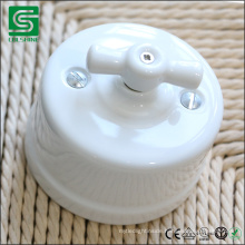 Vintage Porcelain Switch Ceramic Rotary Switch Light Switch